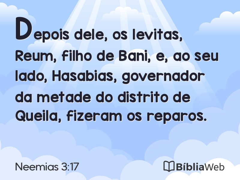 Neemias 3:17 em imagem para compartilhar