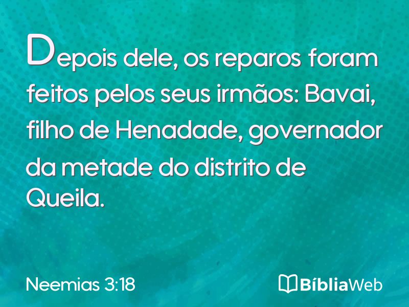 Neemias 3:18 em imagem para compartilhar