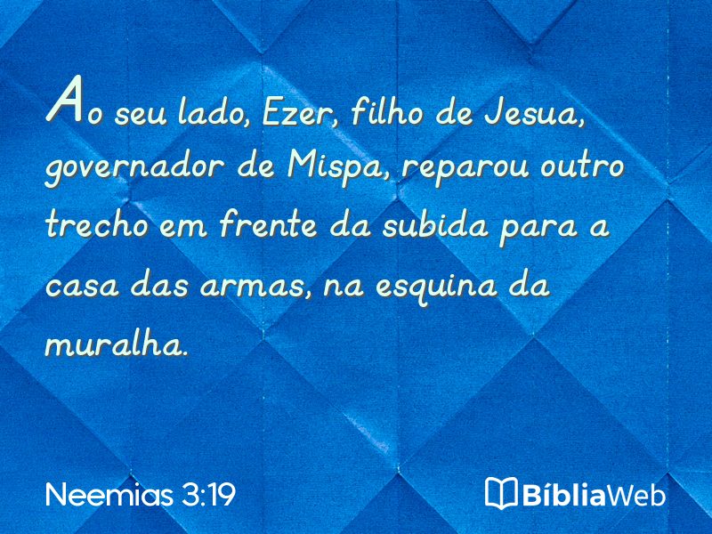 Neemias 3:19 em imagem para compartilhar