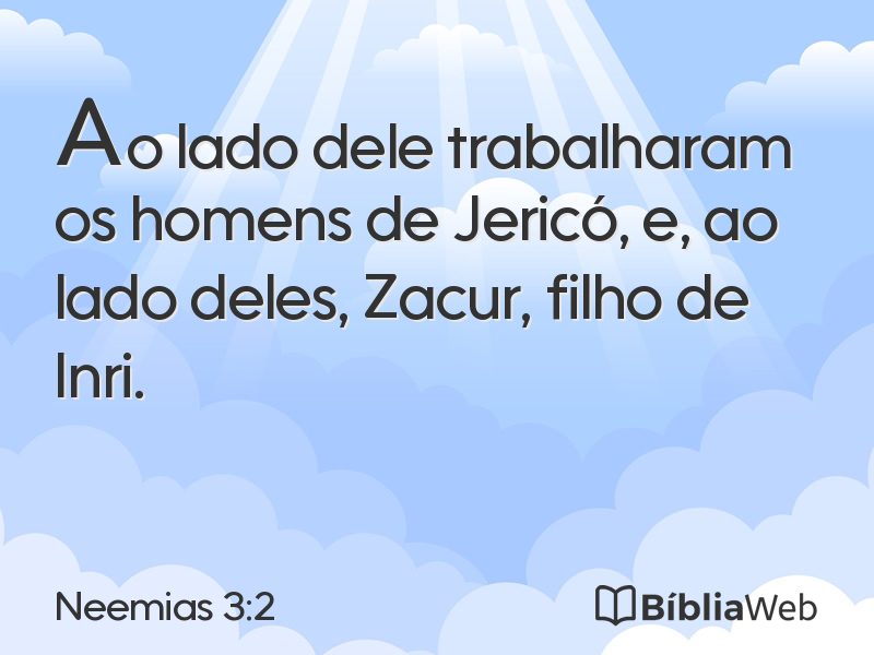 Neemias 3:2 em imagem para compartilhar