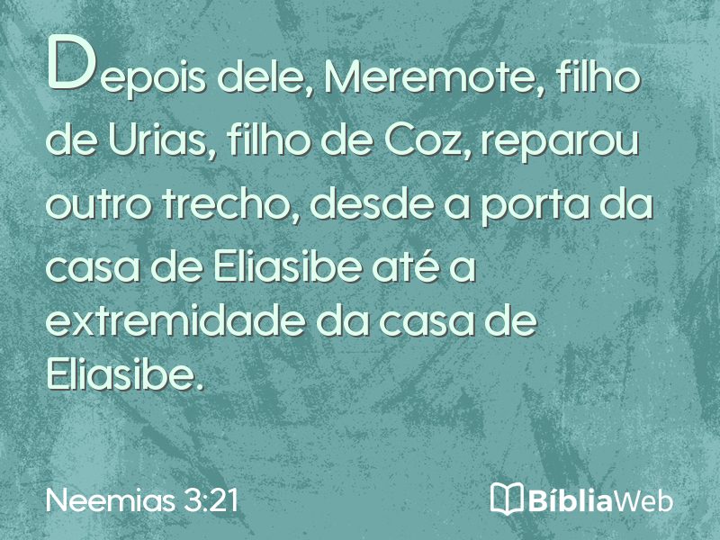Neemias 3:21 em imagem para compartilhar