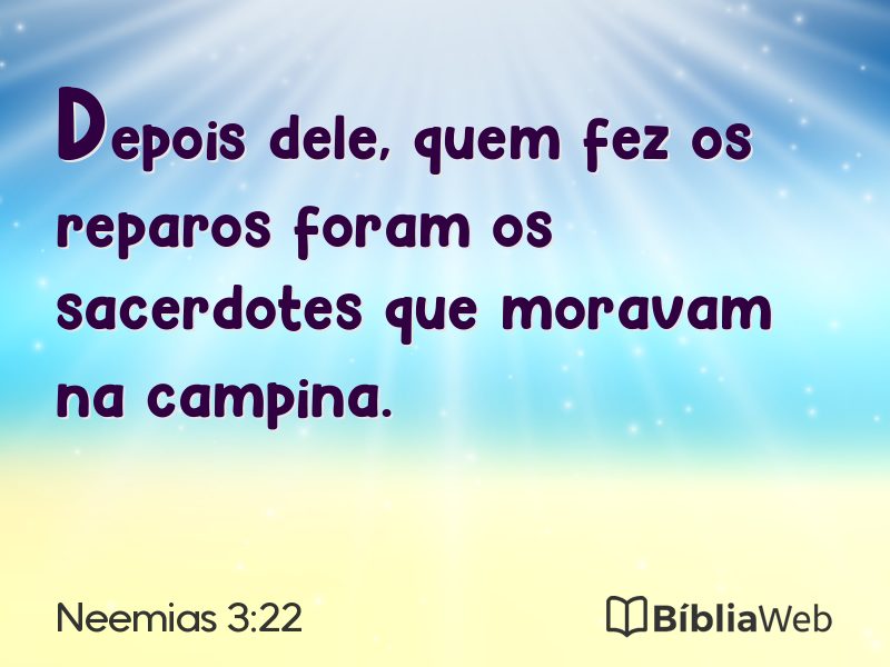 Neemias 3:22 em imagem para compartilhar
