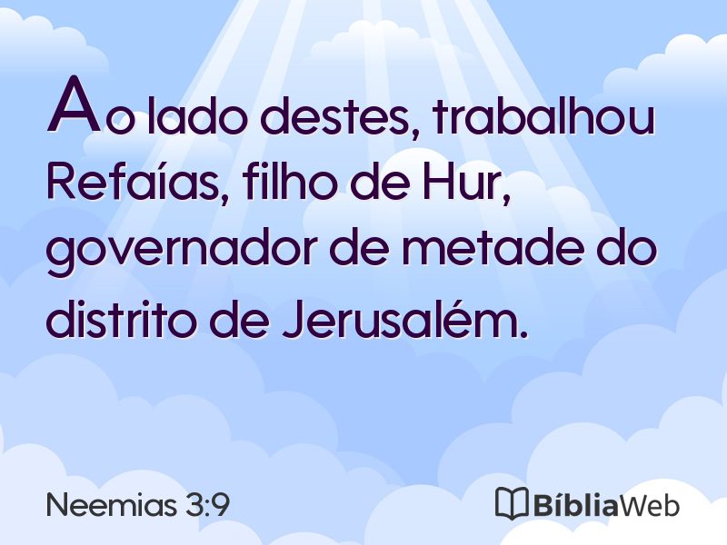 Neemias 3:9 em imagem para compartilhar