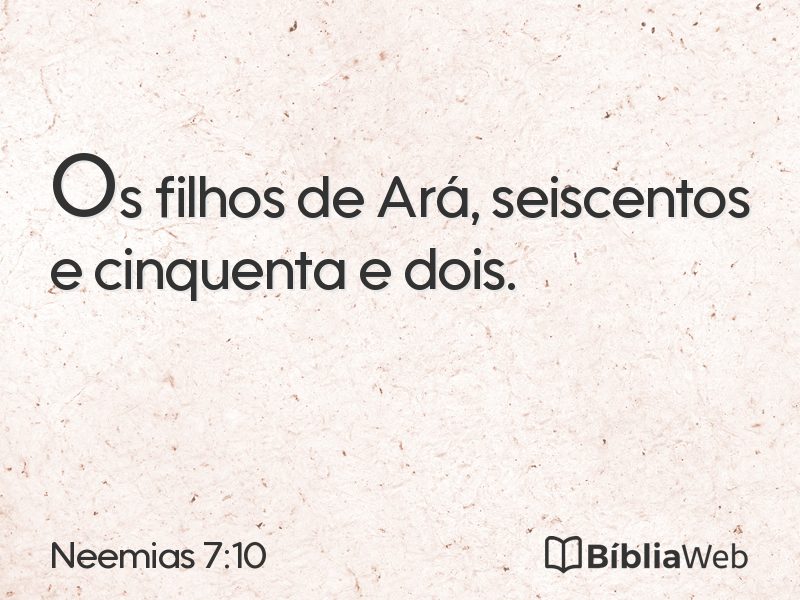 Neemias 7:10 em imagem para compartilhar