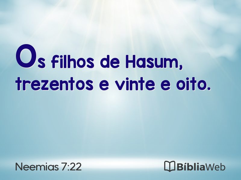 Neemias 7:22 em imagem para compartilhar
