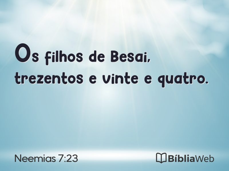Neemias 7:23 em imagem para compartilhar