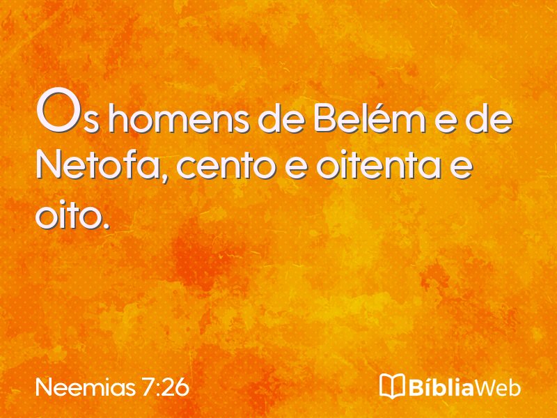 Neemias 7:26 em imagem para compartilhar