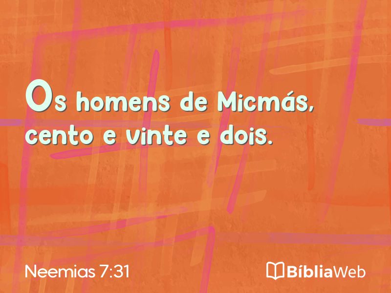 Neemias 7:31 em imagem para compartilhar