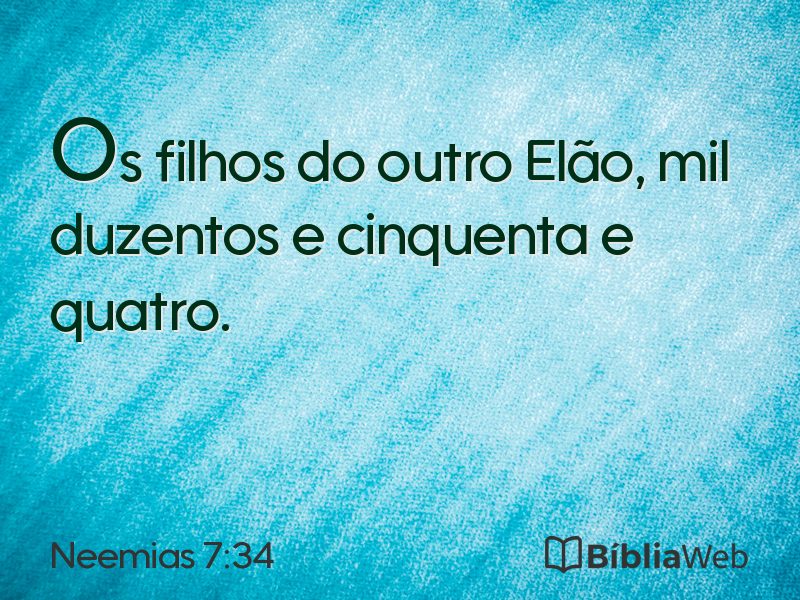 Neemias 7:34 em imagem para compartilhar