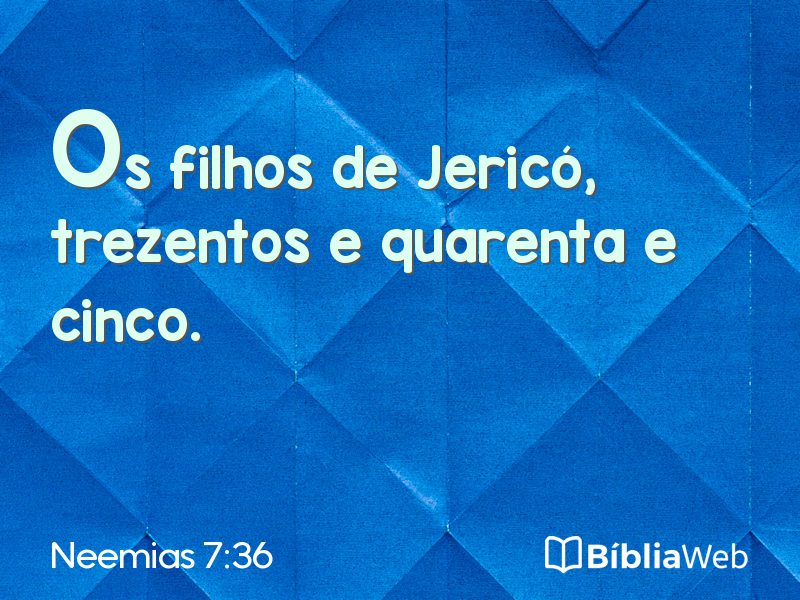 Neemias 7:36 em imagem para compartilhar
