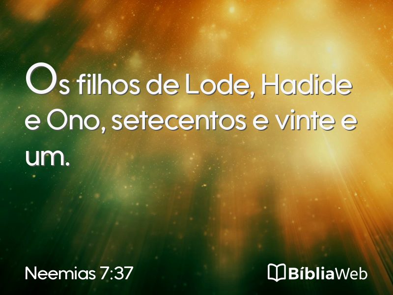Neemias 7:37 em imagem para compartilhar