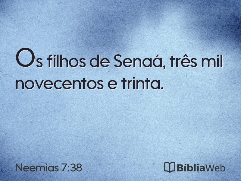 Neemias 7:38 em imagem para compartilhar