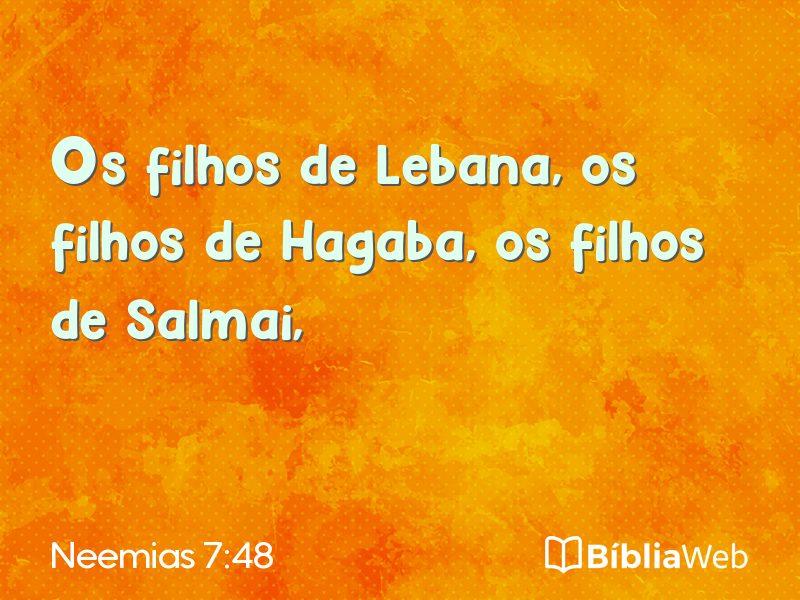 Neemias 7:48 em imagem para compartilhar