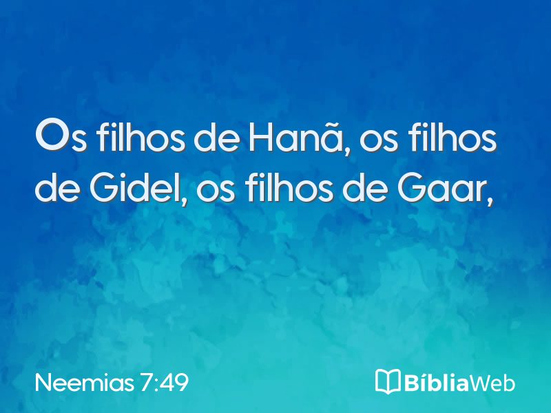 Neemias 7:49 em imagem para compartilhar