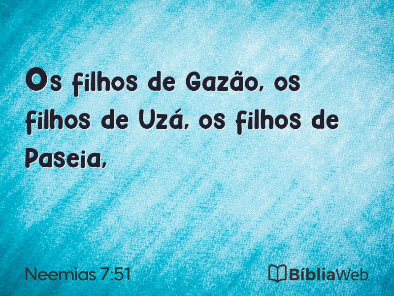 Neemias 7:51 em imagem para compartilhar