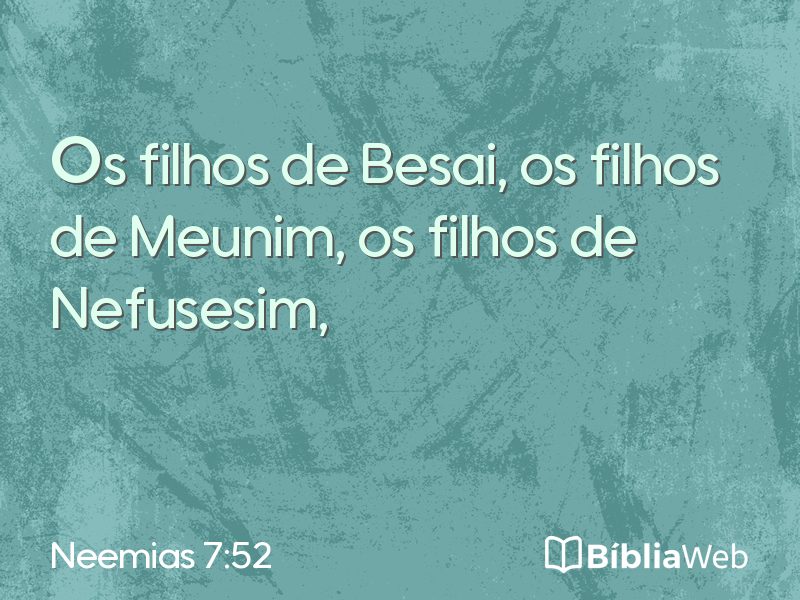 Neemias 7:52 em imagem para compartilhar