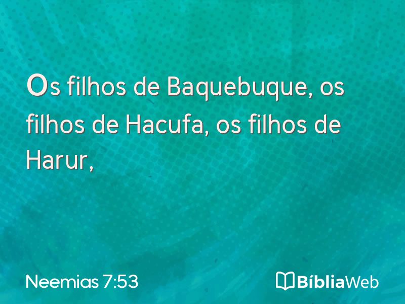 Neemias 7:53 em imagem para compartilhar
