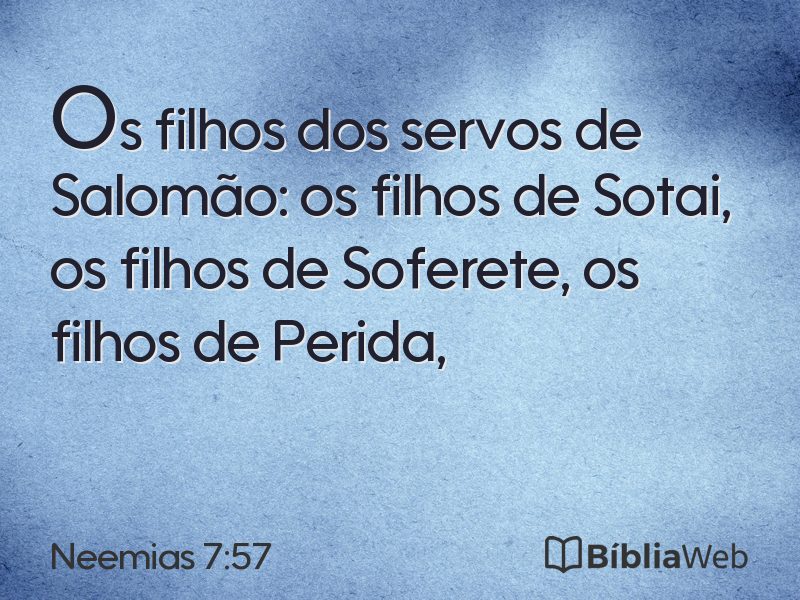 Neemias 7:57 em imagem para compartilhar