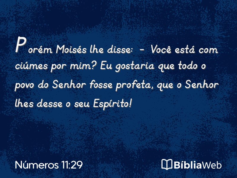 Números 11:29 em imagem para compartilhar