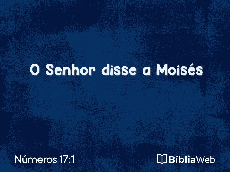 Números 17:1 em imagem para compartilhar