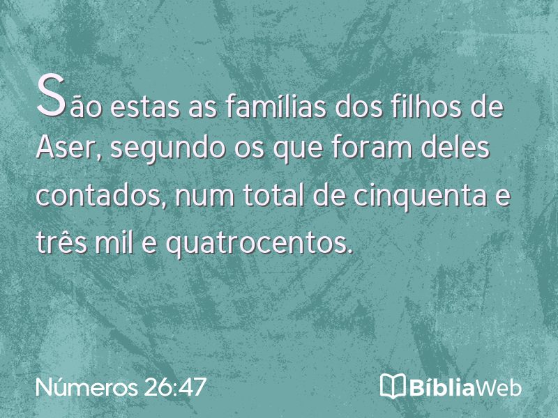 Números 26:47 em imagem para compartilhar