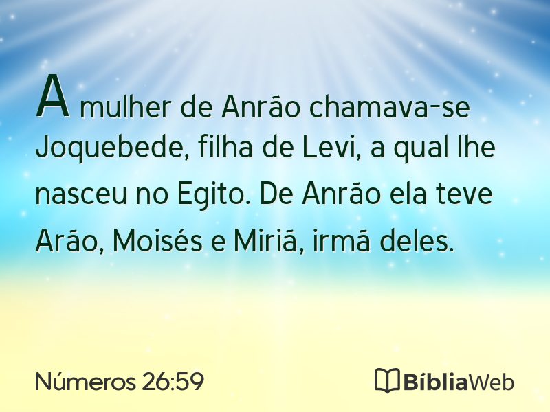 Números 26:59 em imagem para compartilhar