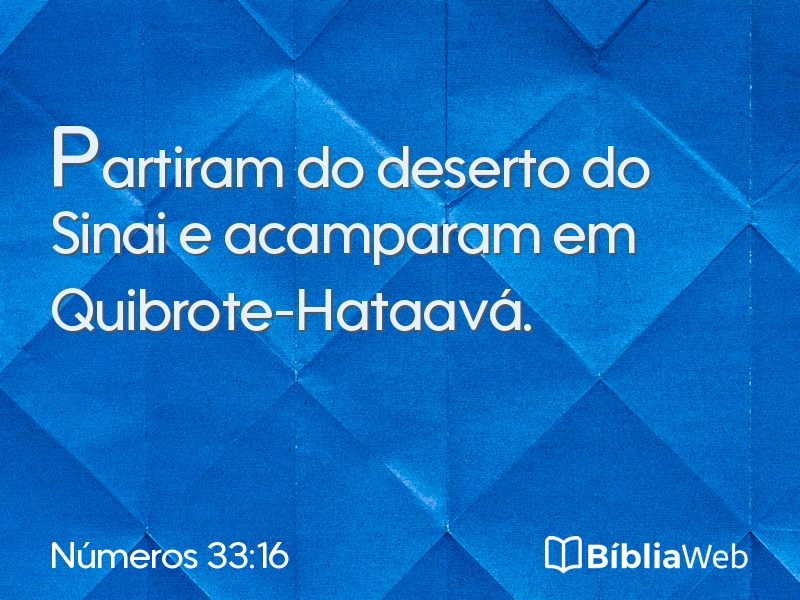 Números 33:16 em imagem para compartilhar
