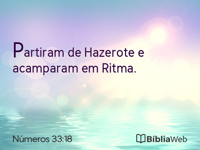 Números 33:18 em imagem para compartilhar