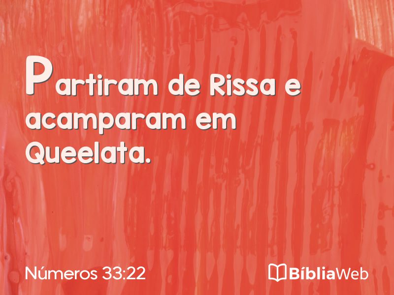 Números 33:22 em imagem para compartilhar
