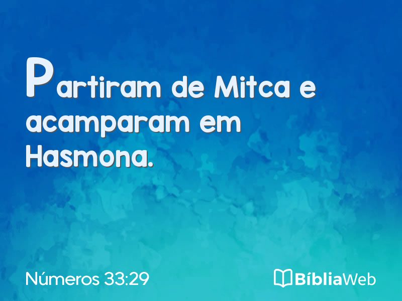 Números 33:29 em imagem para compartilhar