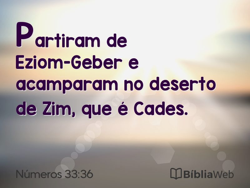 Números 33:36 em imagem para compartilhar