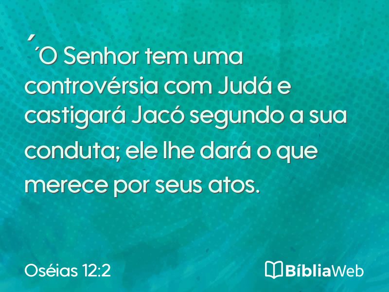 Oséias 12:2 em imagem para compartilhar