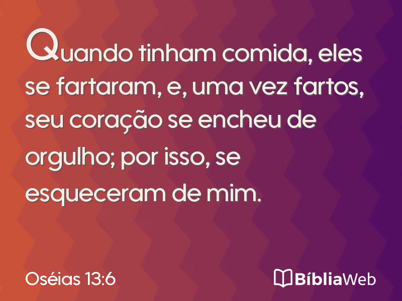 Oséias 13:6 em imagem para compartilhar