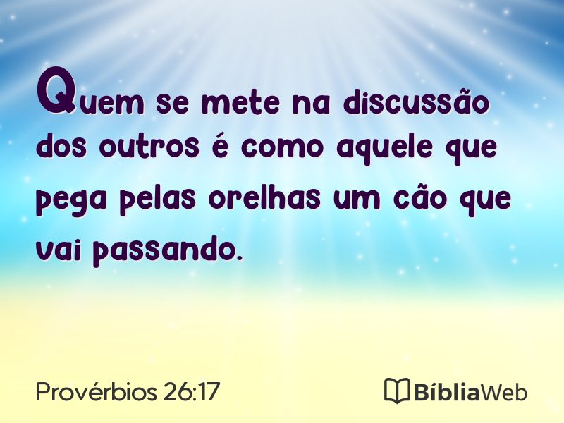 Provérbios 26:17 em imagem para compartilhar