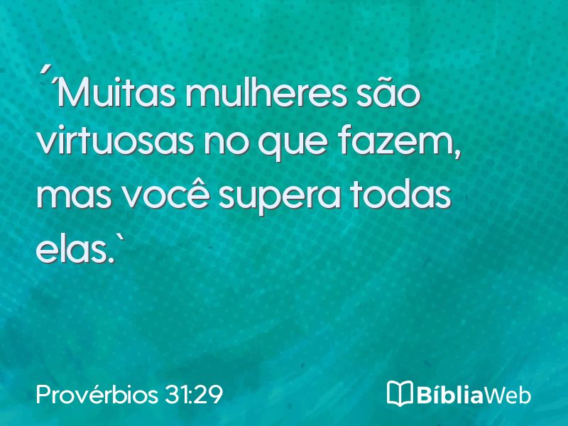 Provérbios 31:29 em imagem para compartilhar
