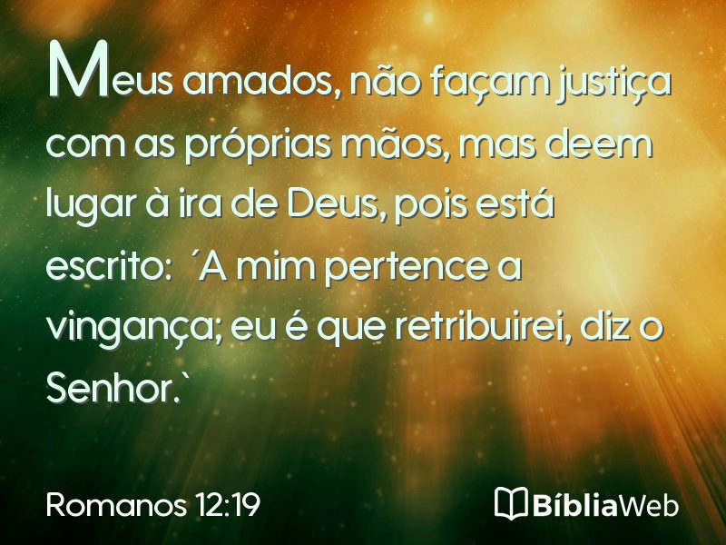 Romanos 12:19 em imagem para compartilhar