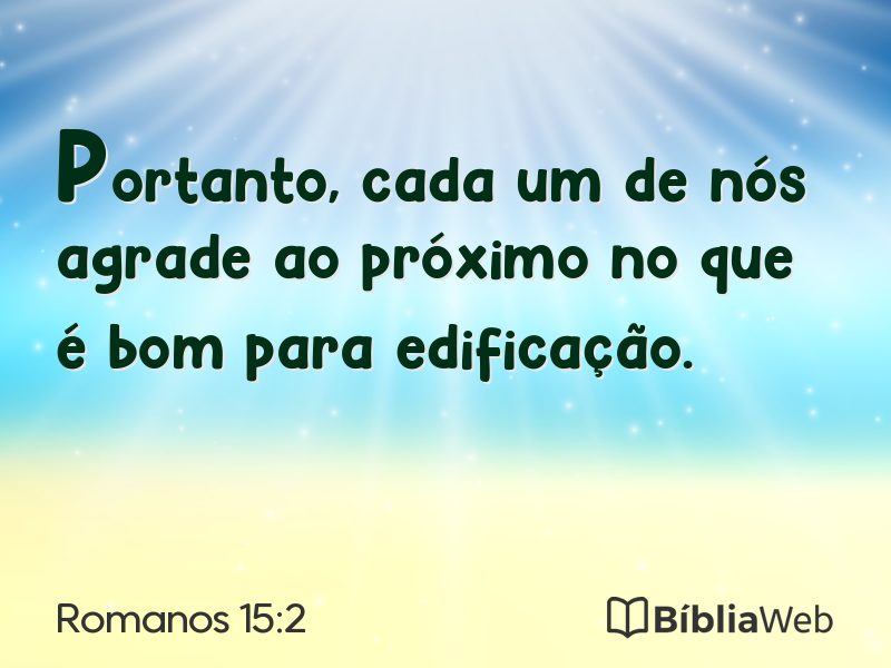 Romanos 15:2 em imagem para compartilhar