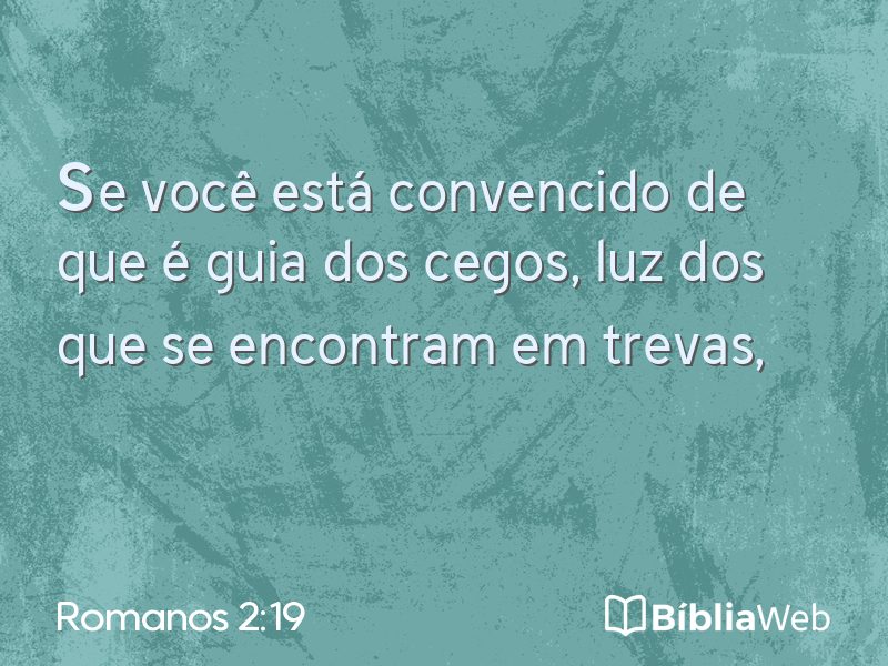 Romanos 2:19 em imagem para compartilhar