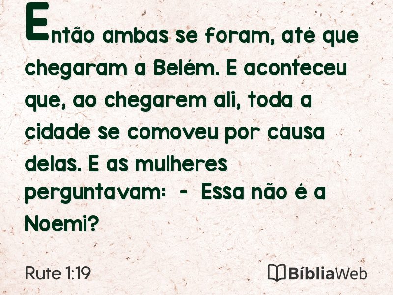 Rute 1:19 em imagem para compartilhar