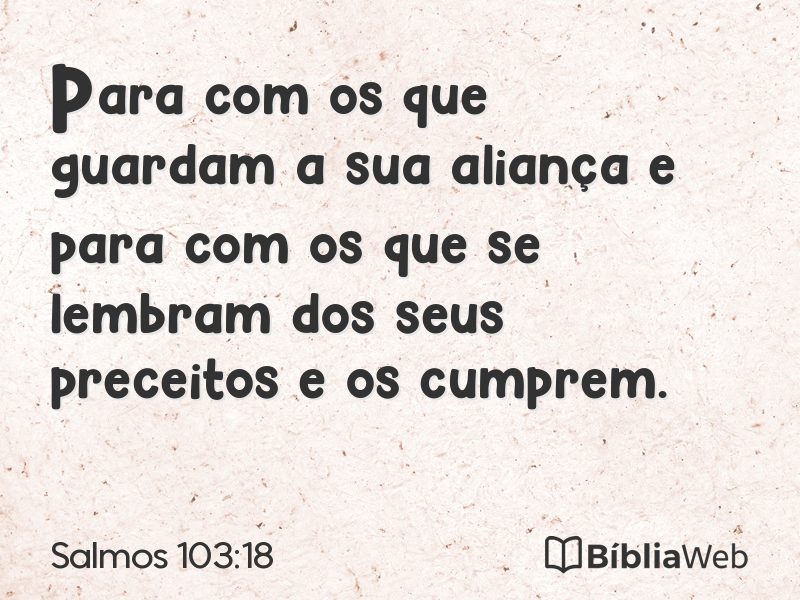 Salmos 103:18 em imagem para compartilhar
