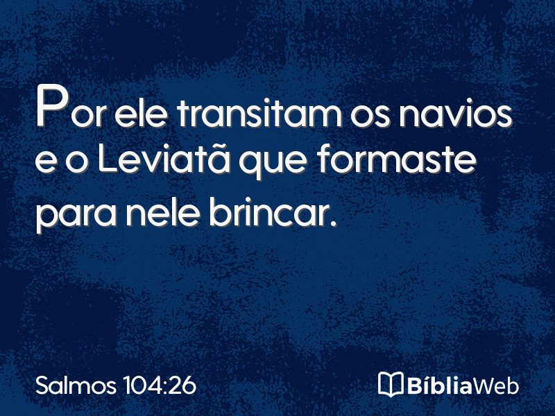 Salmos 104:26 em imagem para compartilhar