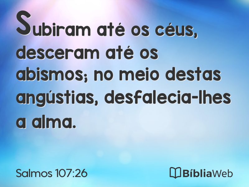 Salmos 107:26 em imagem para compartilhar