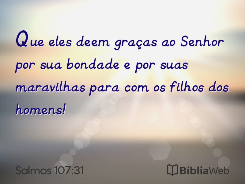 Salmos 107:31 em imagem para compartilhar