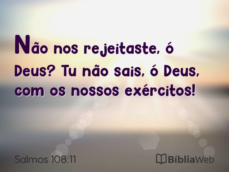 Salmos 108:11 em imagem para compartilhar