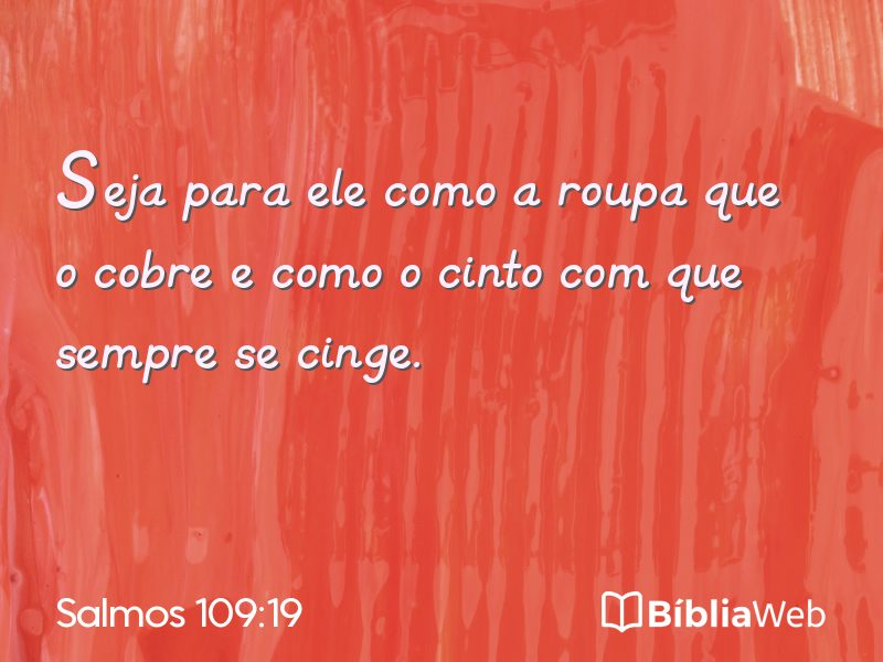 Salmos 109:19 em imagem para compartilhar