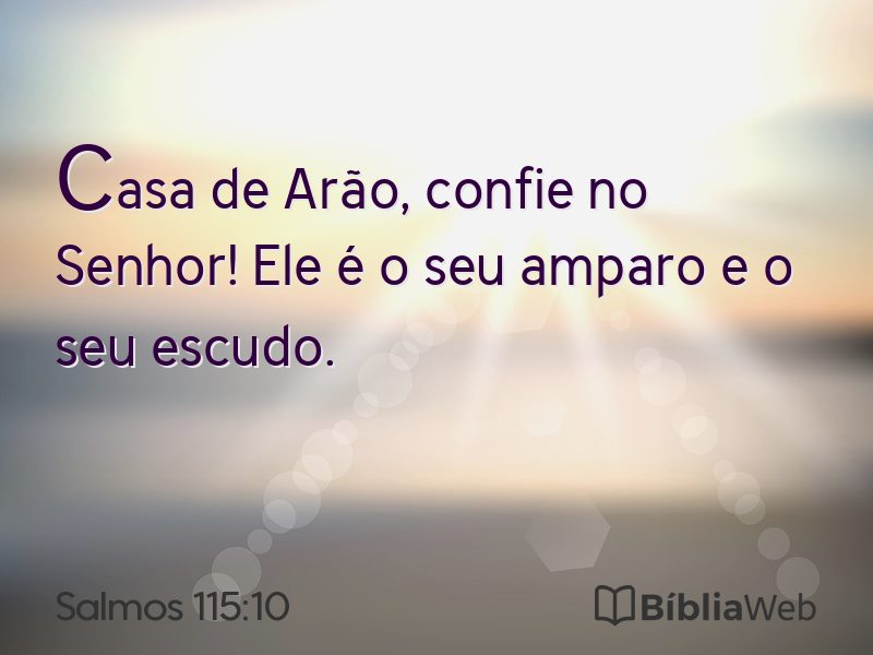 Salmos 115:10 em imagem para compartilhar