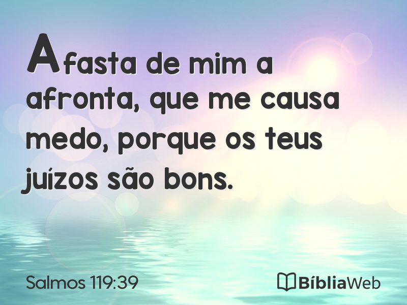 Salmos 119:39 em imagem para compartilhar
