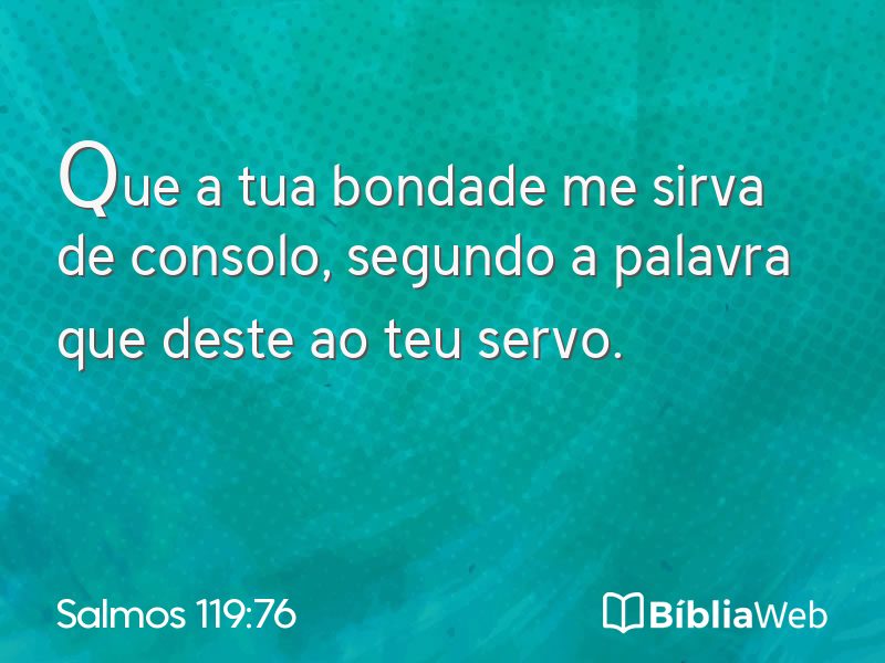 Salmos 119:76 em imagem para compartilhar