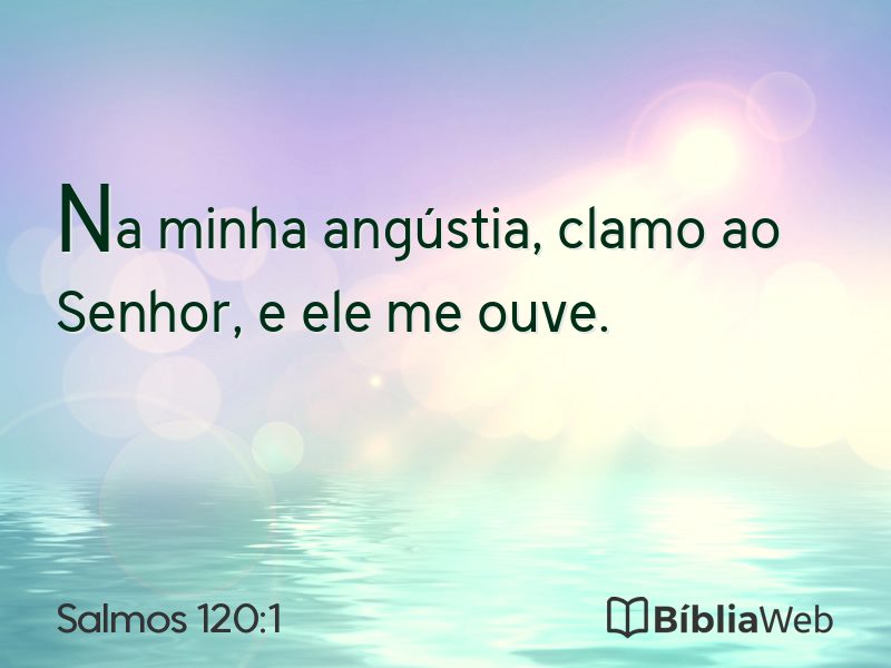 Salmos 120:1 em imagem para compartilhar