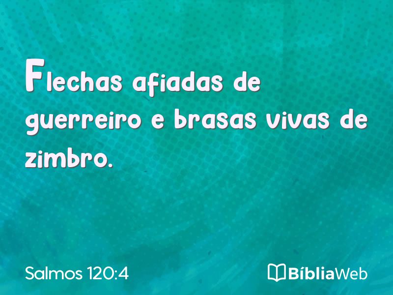 Salmos 120:4 em imagem para compartilhar